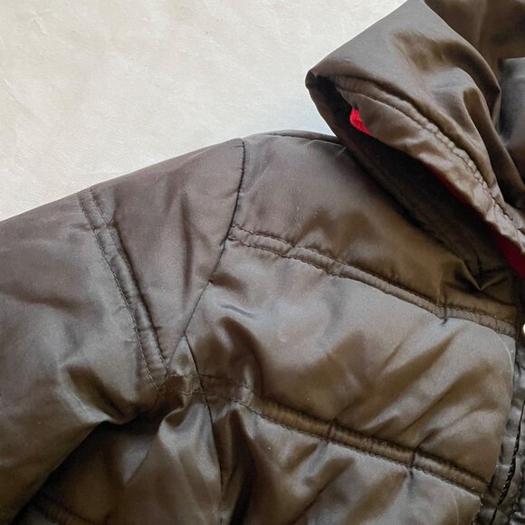 Faded Glory Black Puffer Jacket size 6/6x - Picture 3 of 7